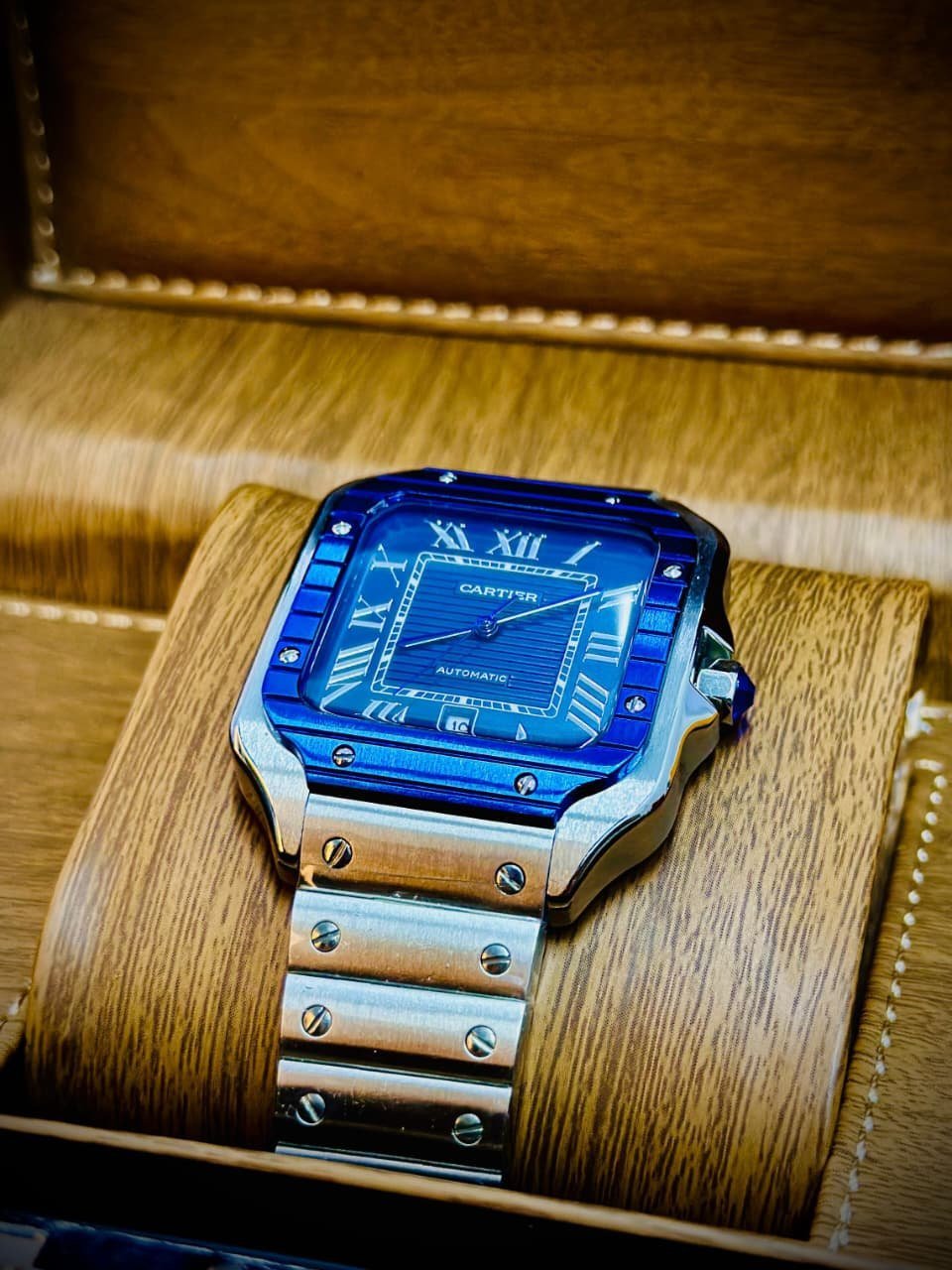 Cartier Santos de Cartier Steel - THE AM Fine Timepieces